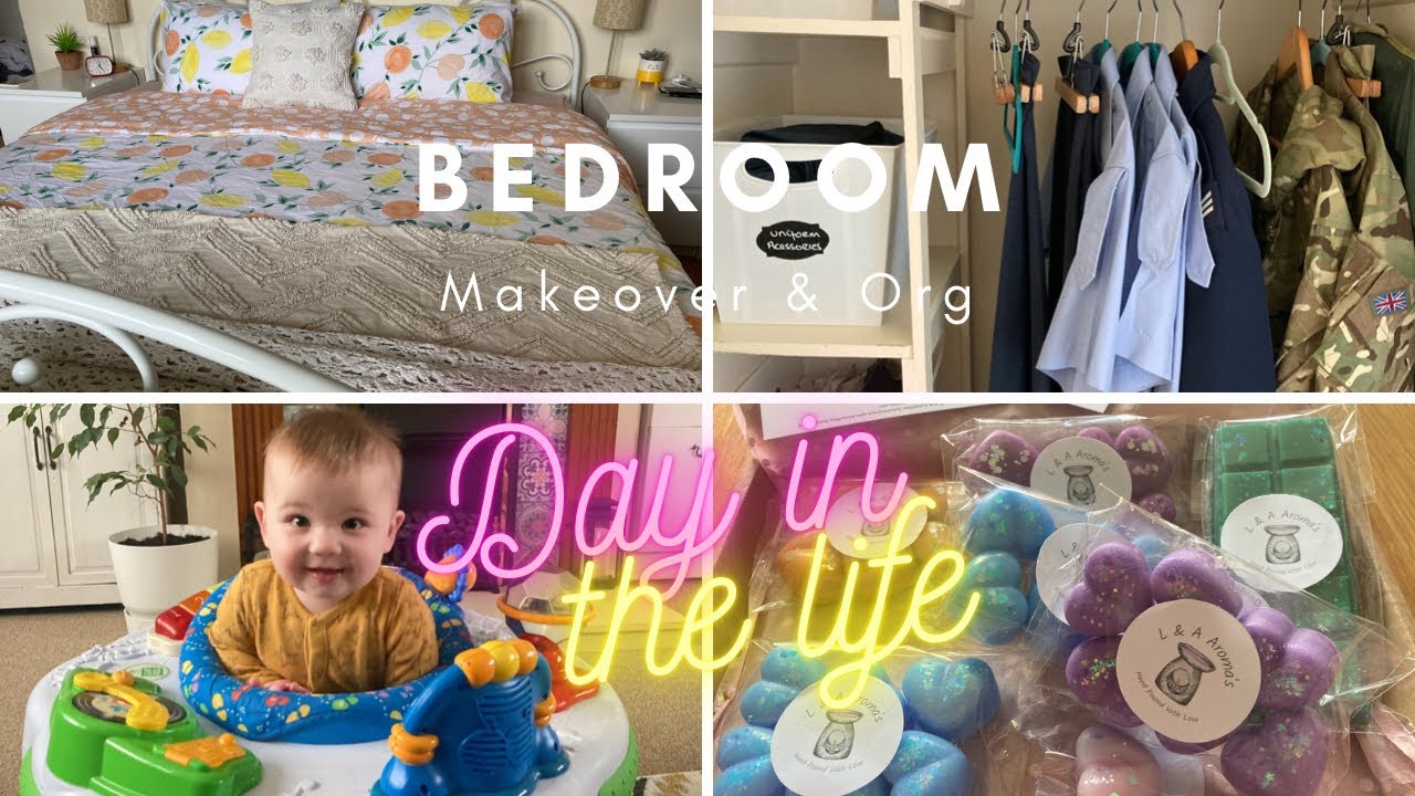 Bedroom Mini makeover & wardrobe organisation - Vlog Style - spend time with us