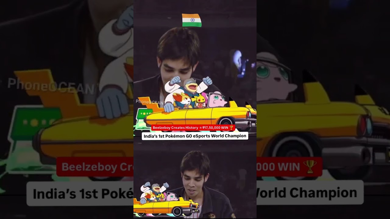 Indian become world champion in Pokemon go eSports 🇮🇳🇮🇳 #pokemongo #india #gaming #esports #viral