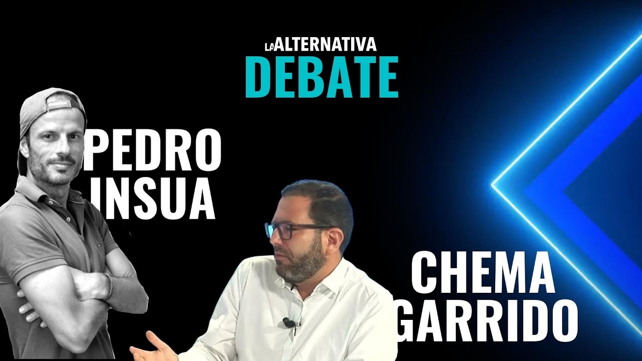 INTENSO DEBATE ENTRE PEDRO INSUA Y CHEMA GARRIDO