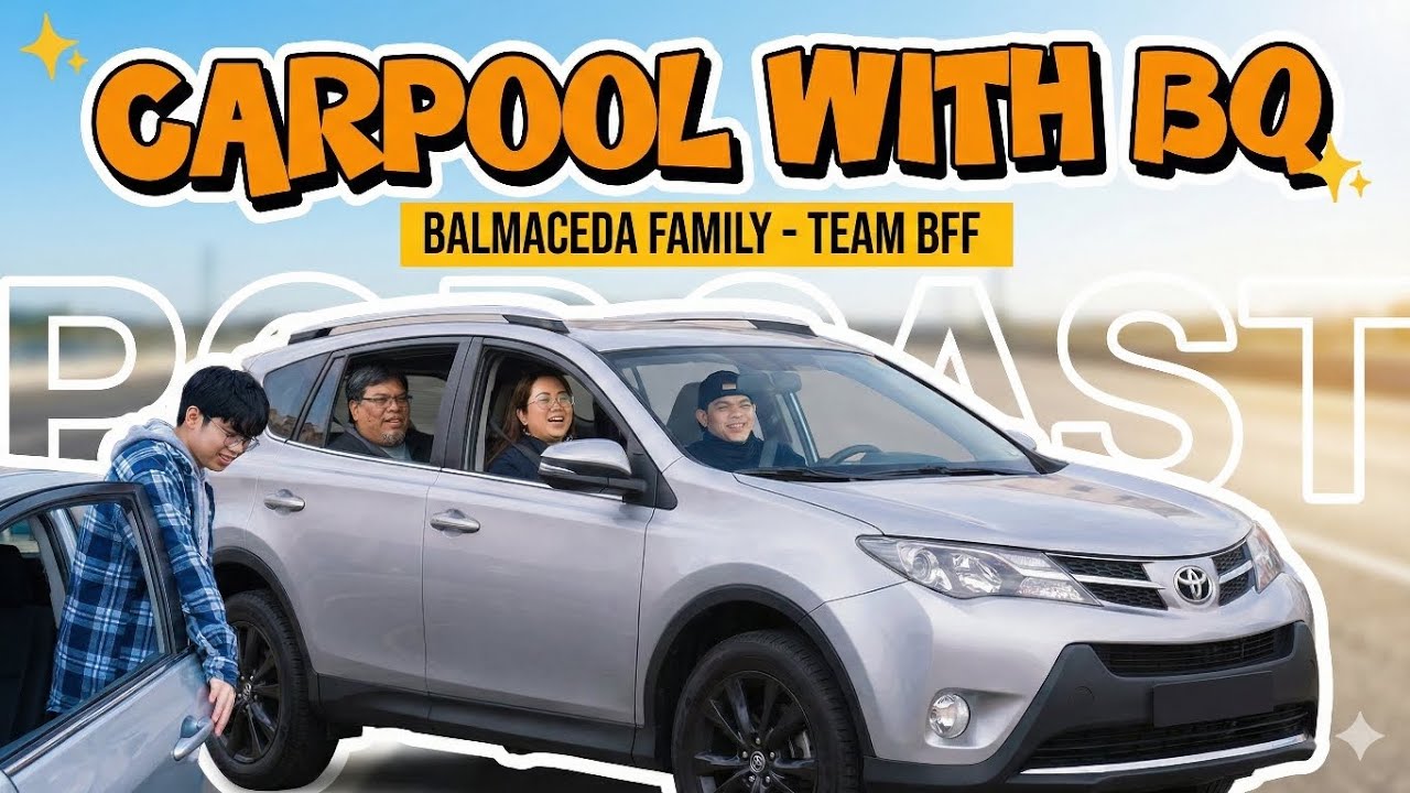 Carpool with BQ 🚘 |Let's Discuss about Family, Advocacy & Life in Qatar  with the Balmaceda Family