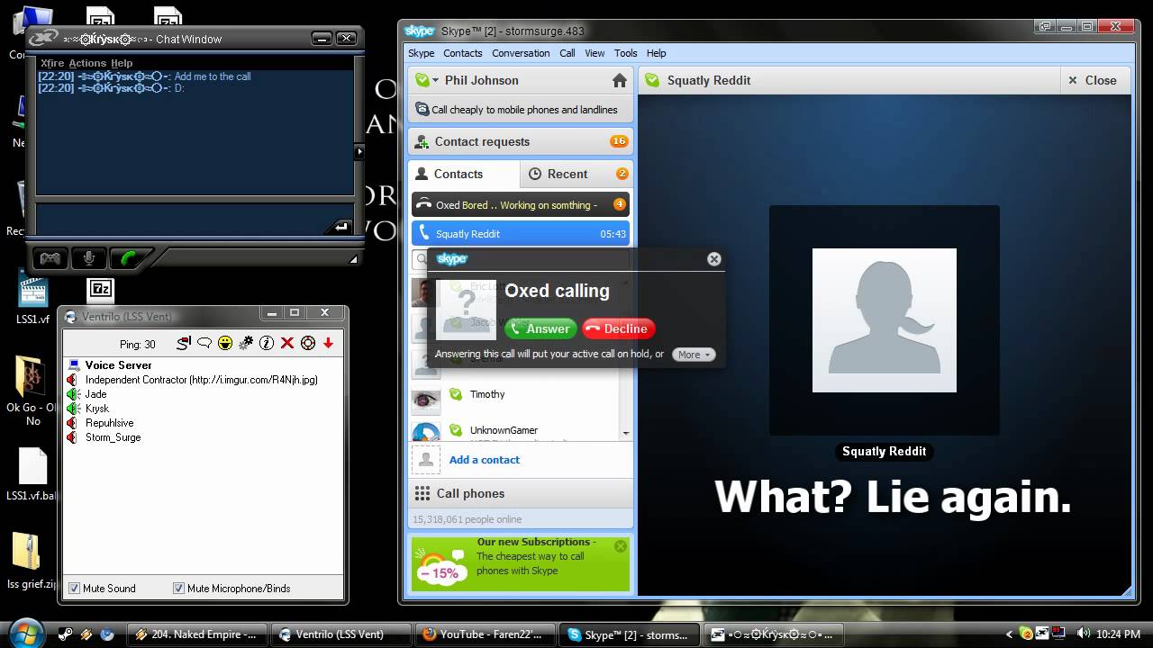 Skype Call - AlLnAtuRalX's Legal Threats (MCBans Episode 3)