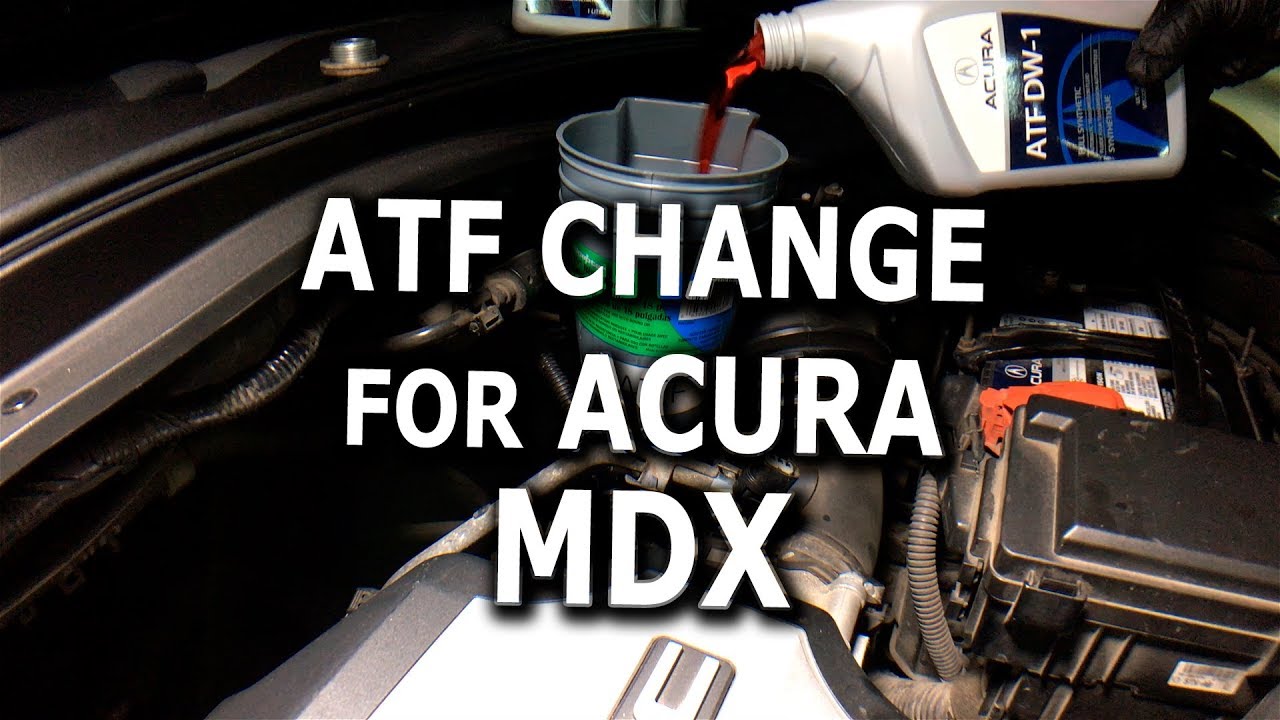 ATF Change DIY 2008 Acura MDX