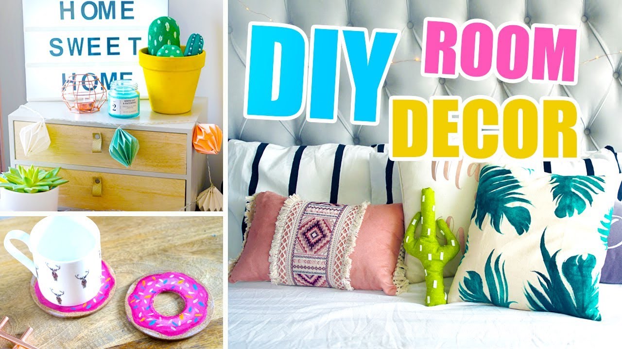 DIY SUMMER ROOM DECOR 2017 🌴