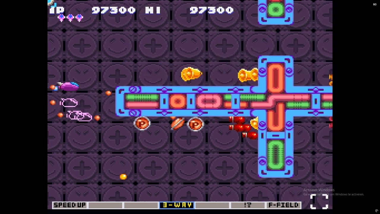Parodius: Non-Sense Fantasy (SNES) (Twinbee) Lollipop Stage