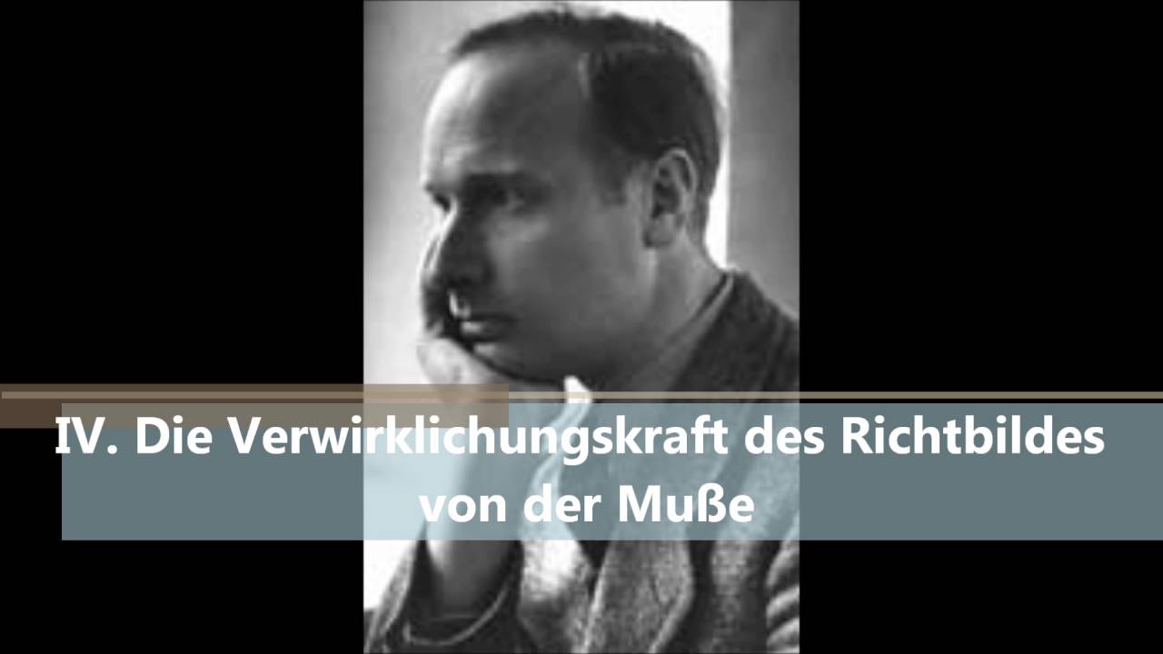 Josef Pieper: Muße und Kult (1948) IV. – Dieter Hattrup liest