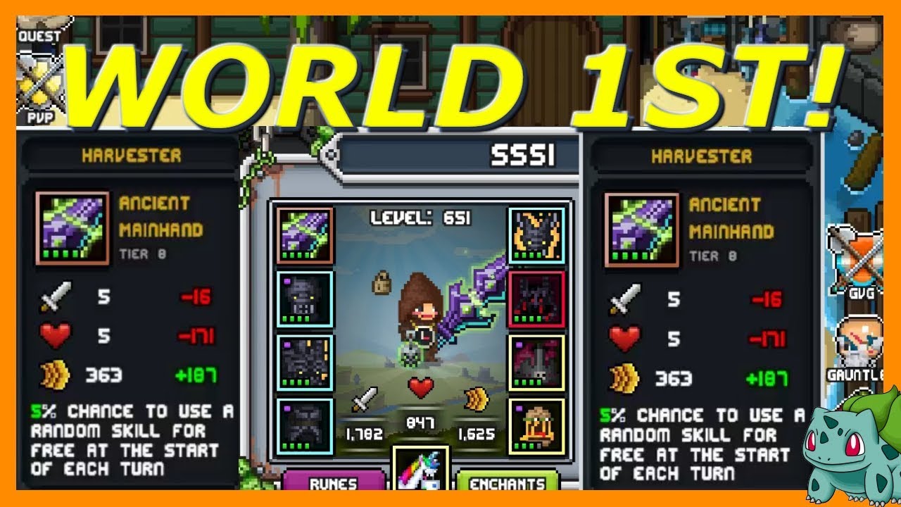 SSS1 Finds The World's 1st Ancient Weapon! - Bit Heroes