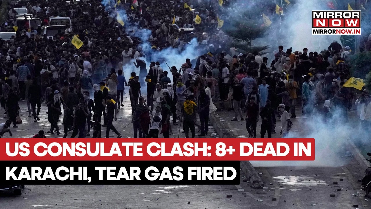 US Consulate Attacked In Pakistan: 8+ Dead In Karachi, Tear Gas Fired After US Strikes Kill Khamenei