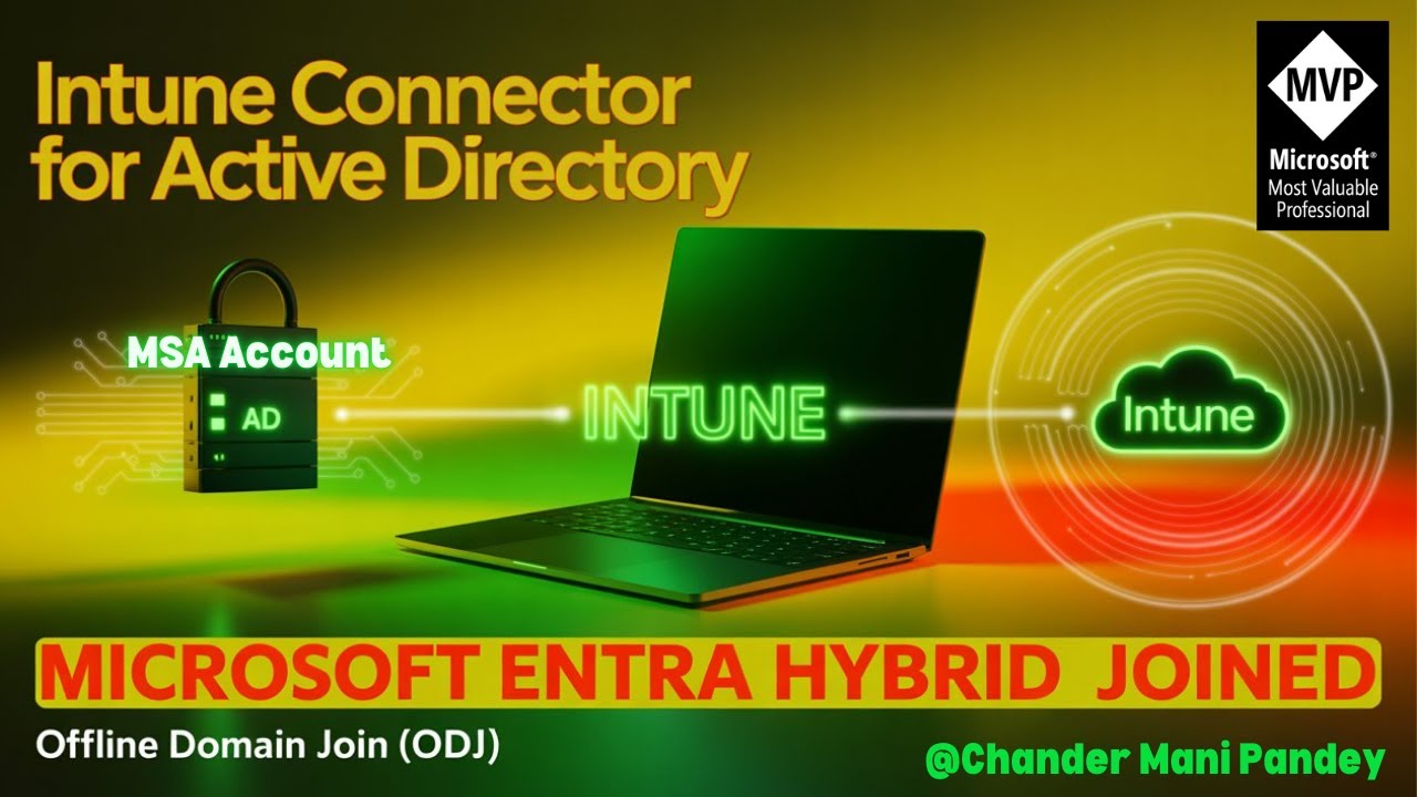Intune Offline Domain Join (ODJ) Connector for Active Directory