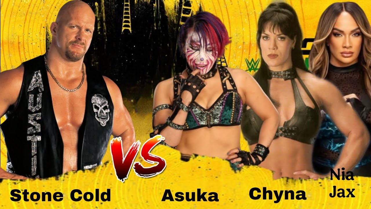 Stone Cold Vs Rhea Ripley And Chyna And Asuka l Wwe Live Event