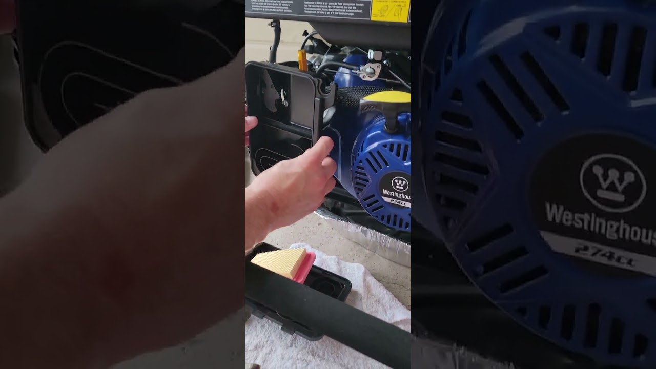 How to remove gas from Westinghouse generator 5300W DFcv?