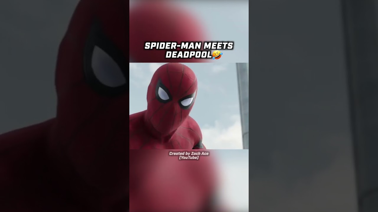 Tom Holland's Spider-Man meets Deadpool