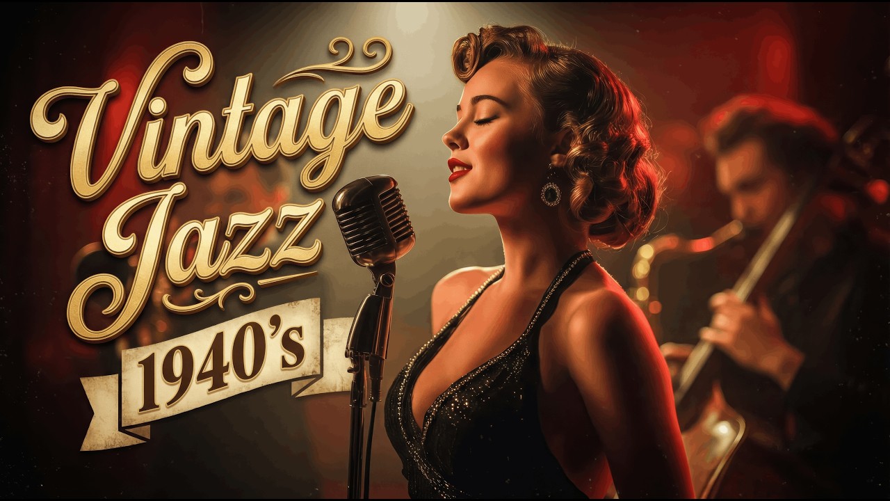 1940s Retro Jazz with Female Vocals 🎙️ | Vintage Vinyl Jazz for Relax & Evenings | Velvet Vinyl Jazz