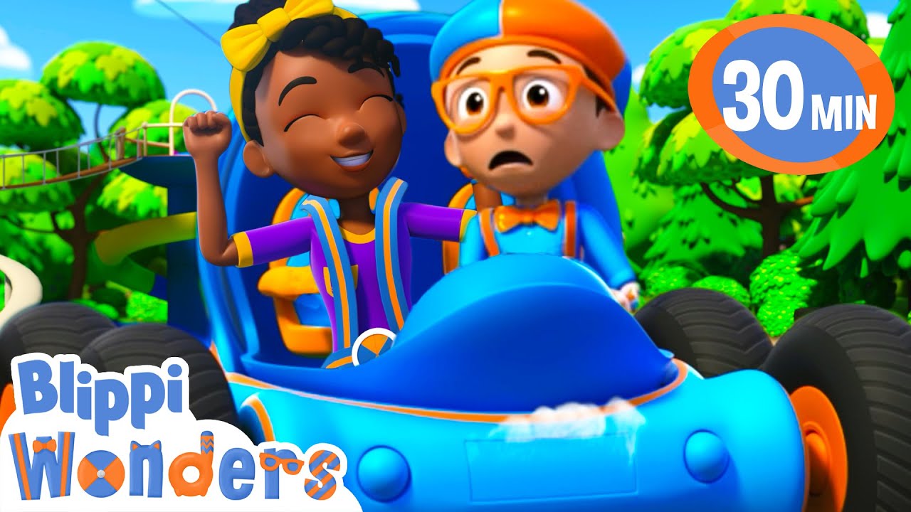 Adventure Time: Meekah Drives the Blippi Mobile | Educational Videos for Kids | Blippi Wonders