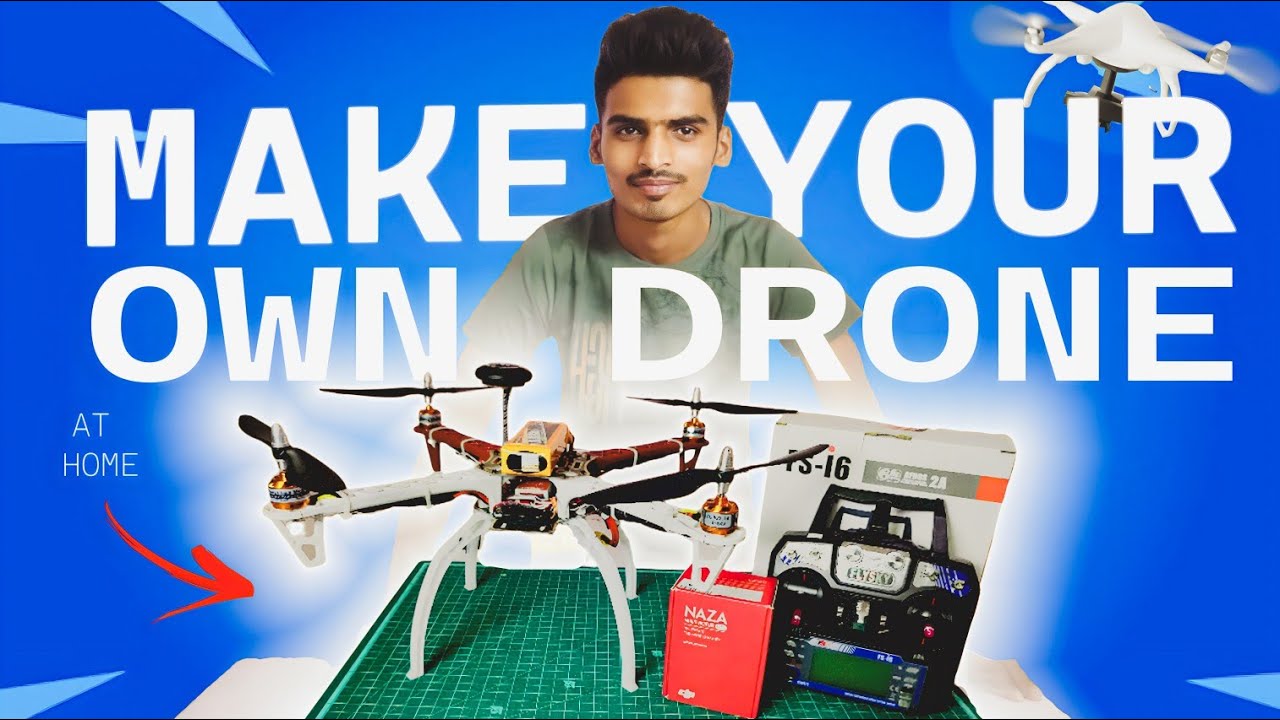 DIY DJI Naza M Lite Drone Build and Setup || Hindi ||
