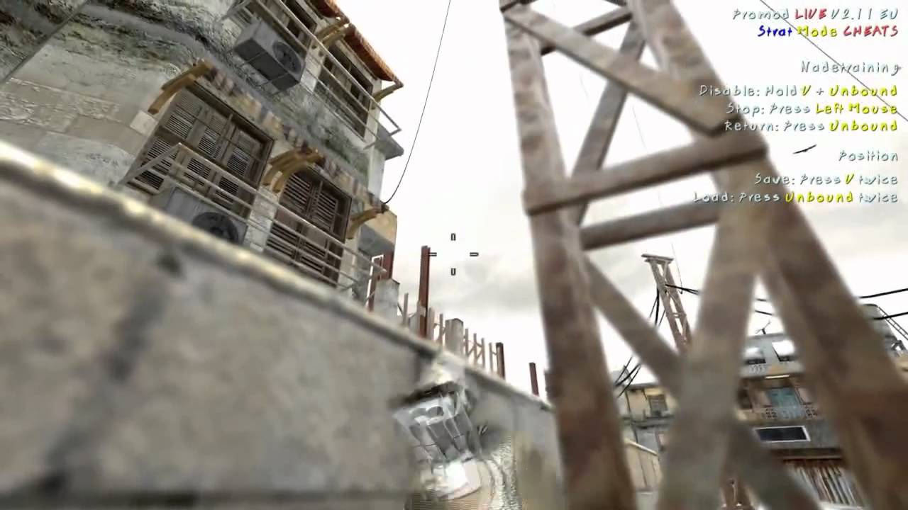 CoD4 Promod Tutorial - Backlot (Mid Round Nades) (PC)