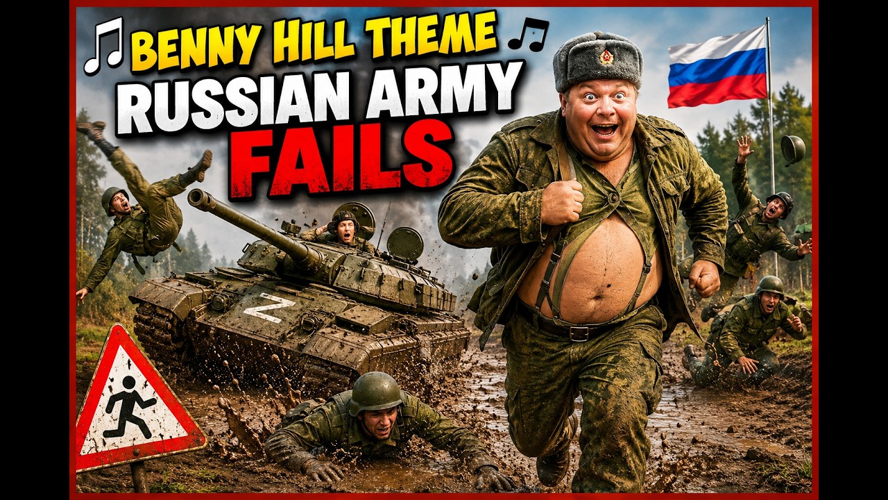 Benny Hill Theme - Russian Army Fails  - ! Ukraine