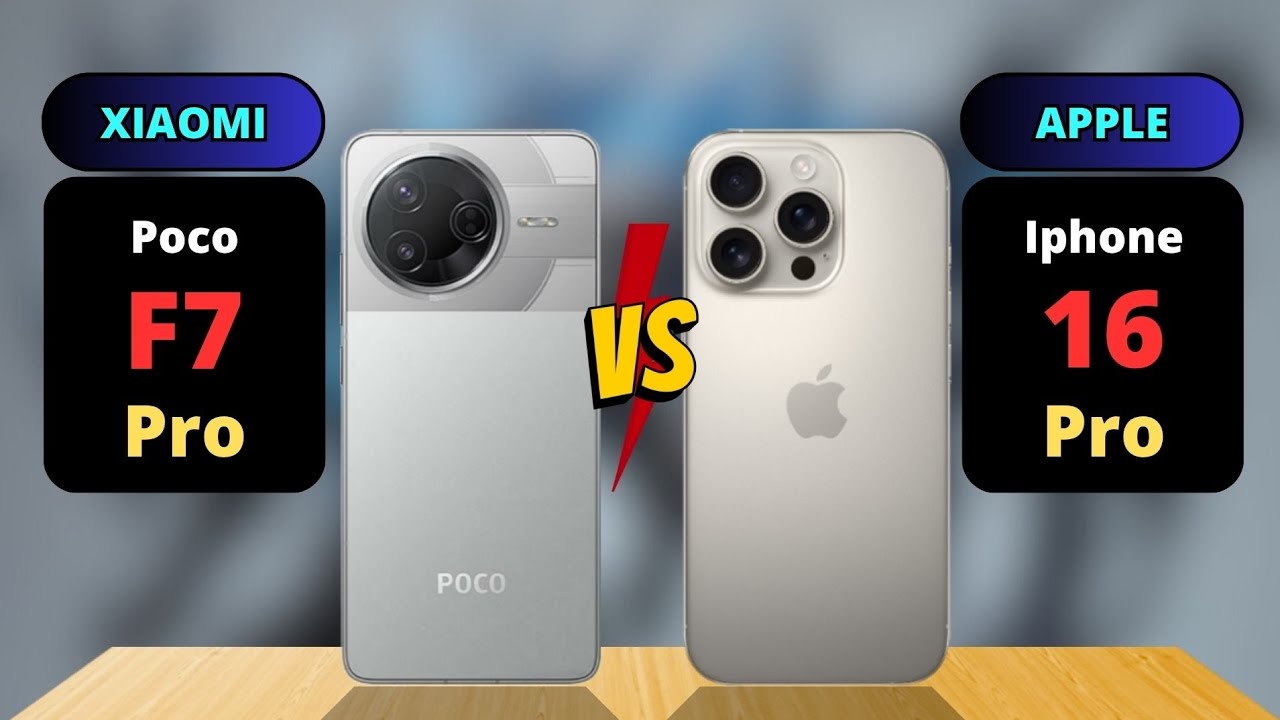 Poco F7 Pro vs Iphone 16 Pro Comparison