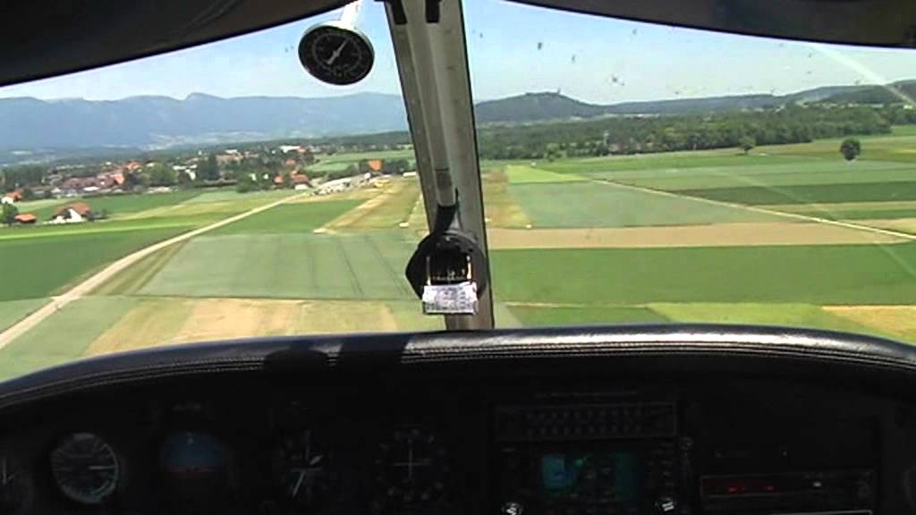 HB-POW - Landung in Biel-Kappelen LSZP