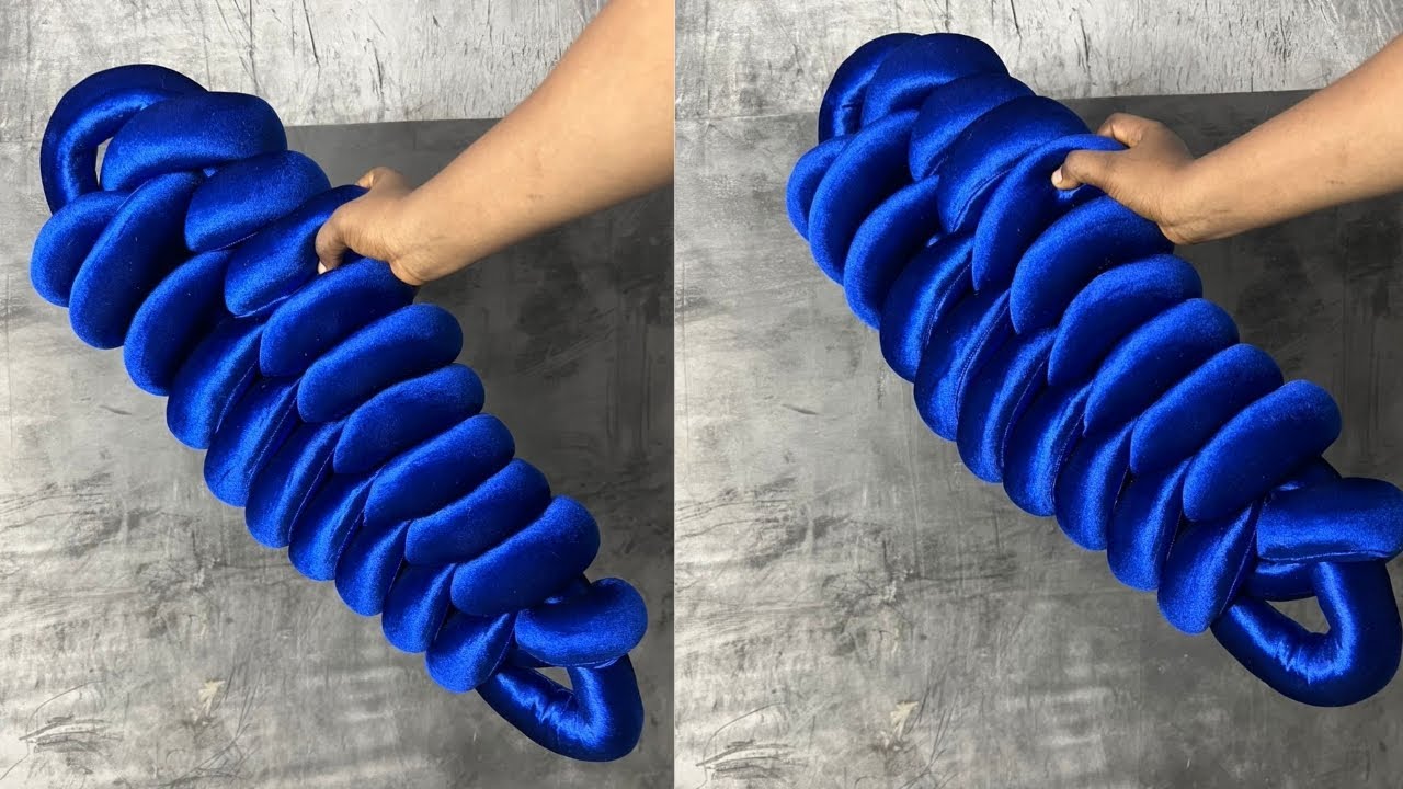 How to make a twisted throw pillow #diy#knot#throwpillow