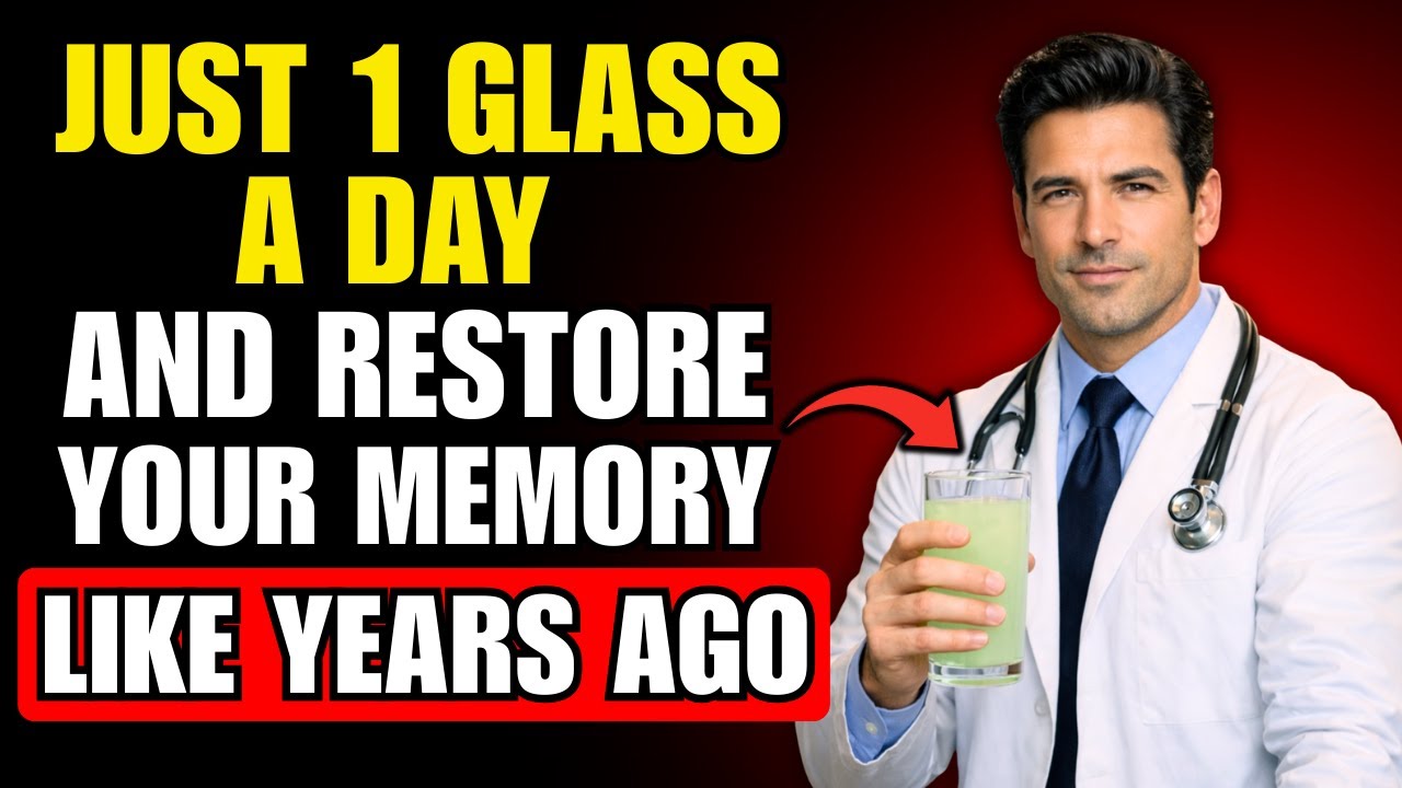 SENIORS: 1 Glass Before Breakfast REPAIRS Your Memory and STOPS Dementia