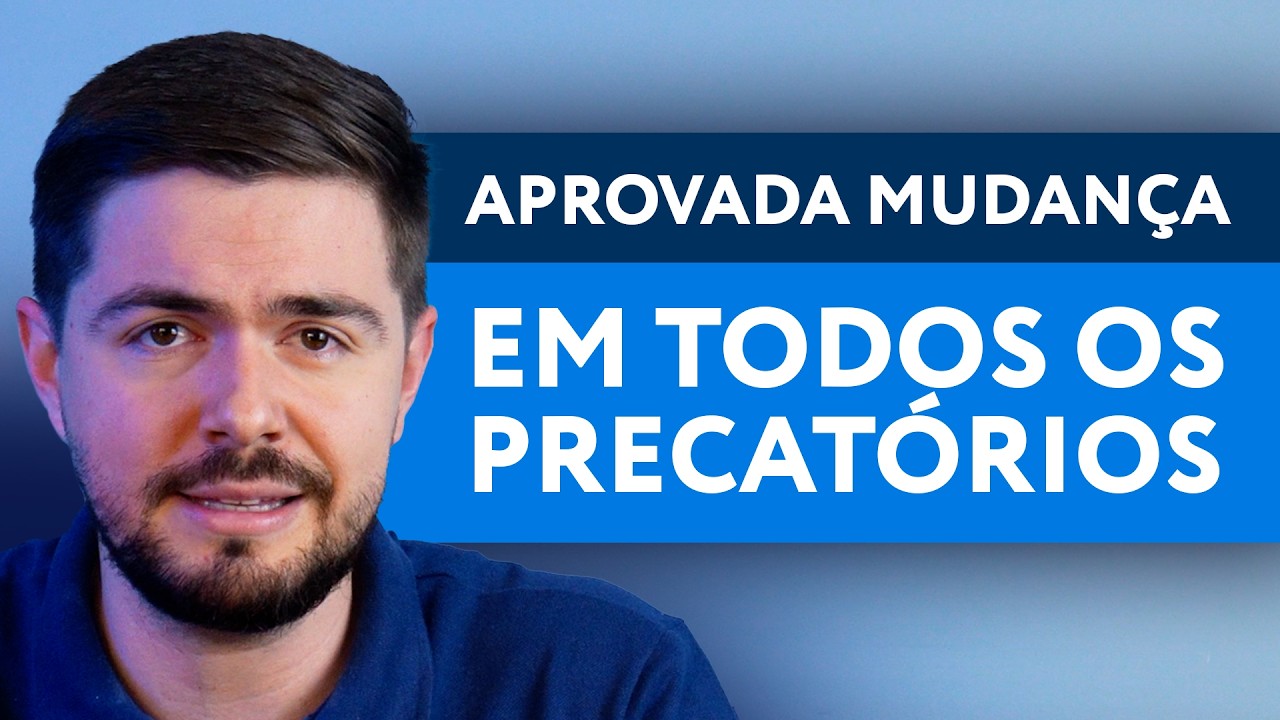 MUDANÇA NO PAGAMENTO DOS PRECATÓRIOS: PEC 66 APROVADA!