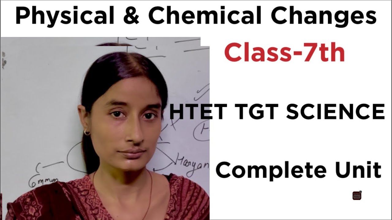Physical and chemical changes for HTET TGT SCIENCE #shzclasses #htettgtscience #htet2024