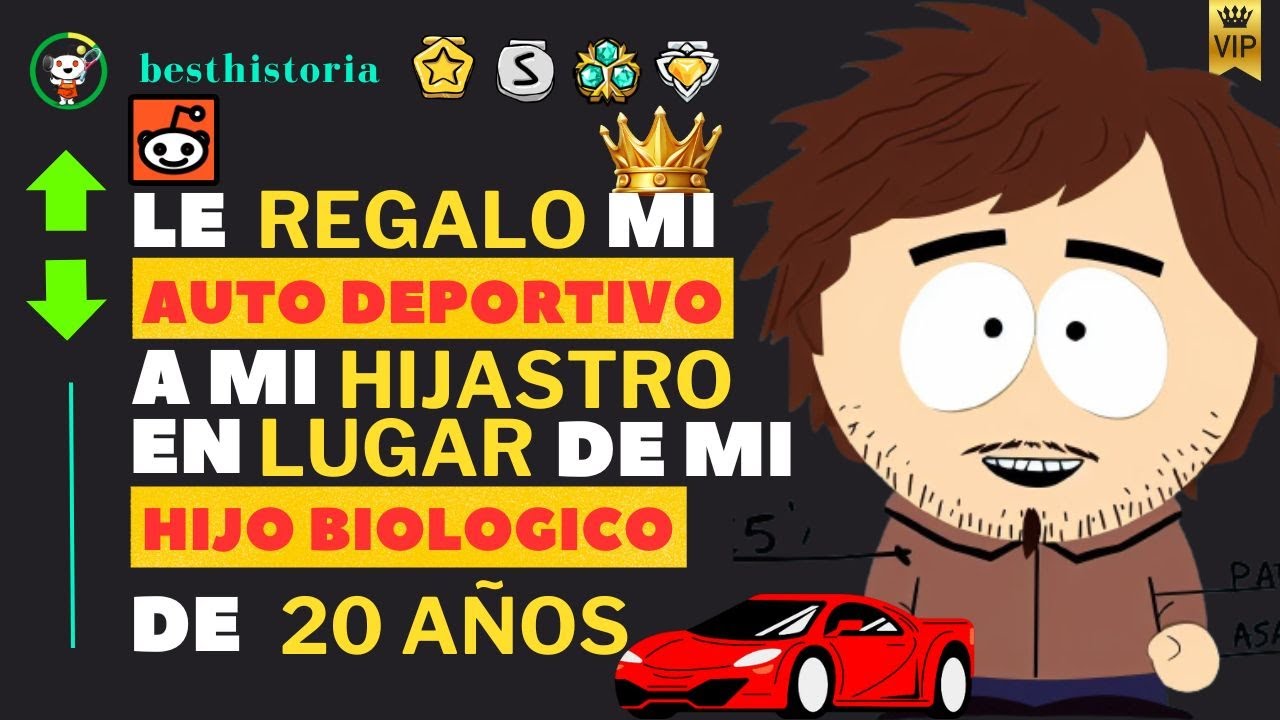 Le regalo mi viejo auto deportivo a mi hijastro en lugar de mi hijo biológico de 20 años