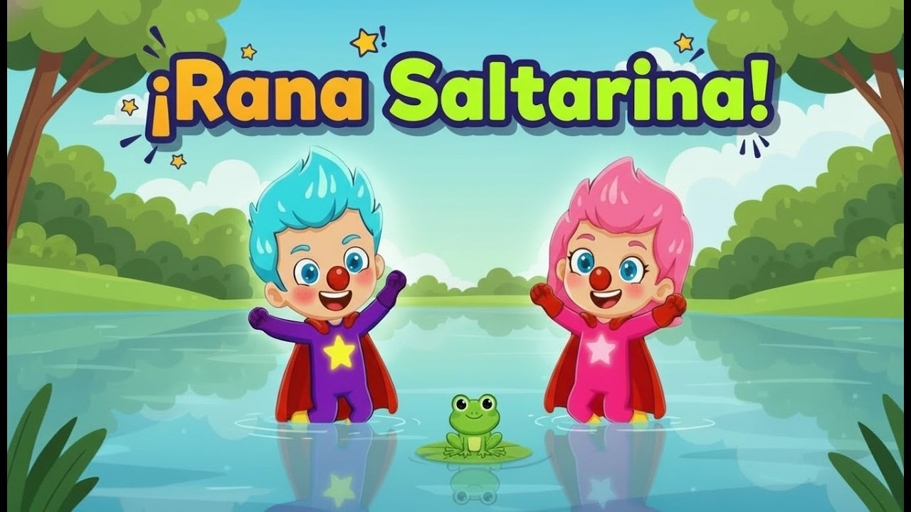el sapito saltarin 🎵canciones infantiles para aprender de super duplim