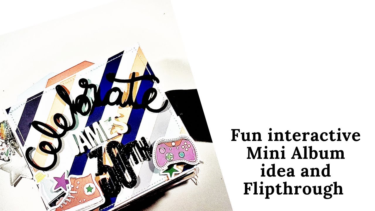 Fun interactive Mini Album - Twist and Pop Mini Album Idea | Mini Album Inspiration | ScrappyNerdUK