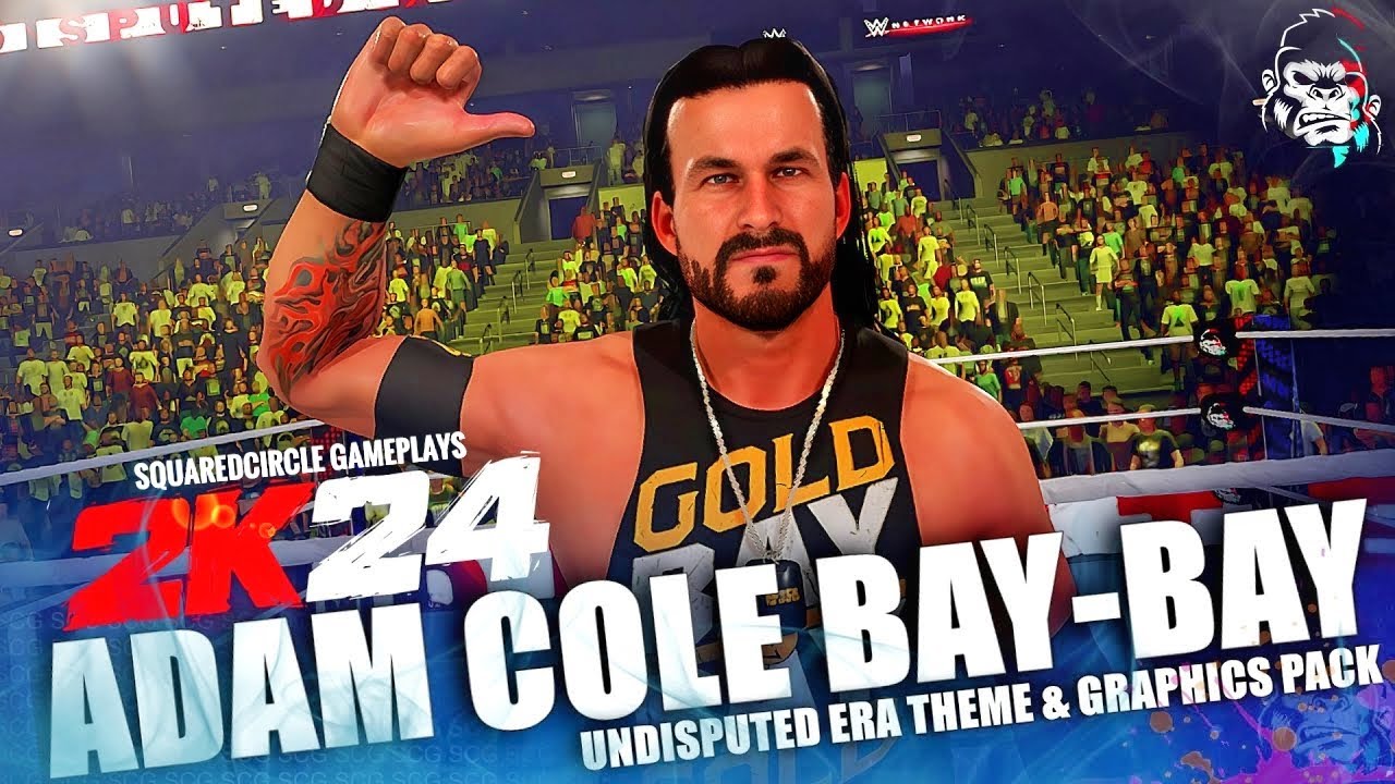 Выход Адама Коула из WWE 2K24 с темой и графикой Undisputed Era | Новые моды для WWE 2K24