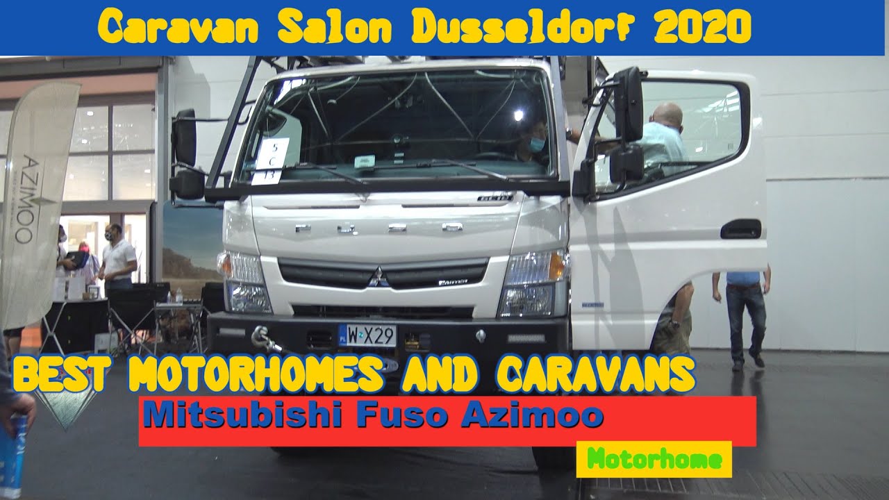 2021 Mitsubishi Fuso Canter 4X4 6C18  Azimoo Expedition RV Camper Motorhome Dusseldorf Caravan Salon