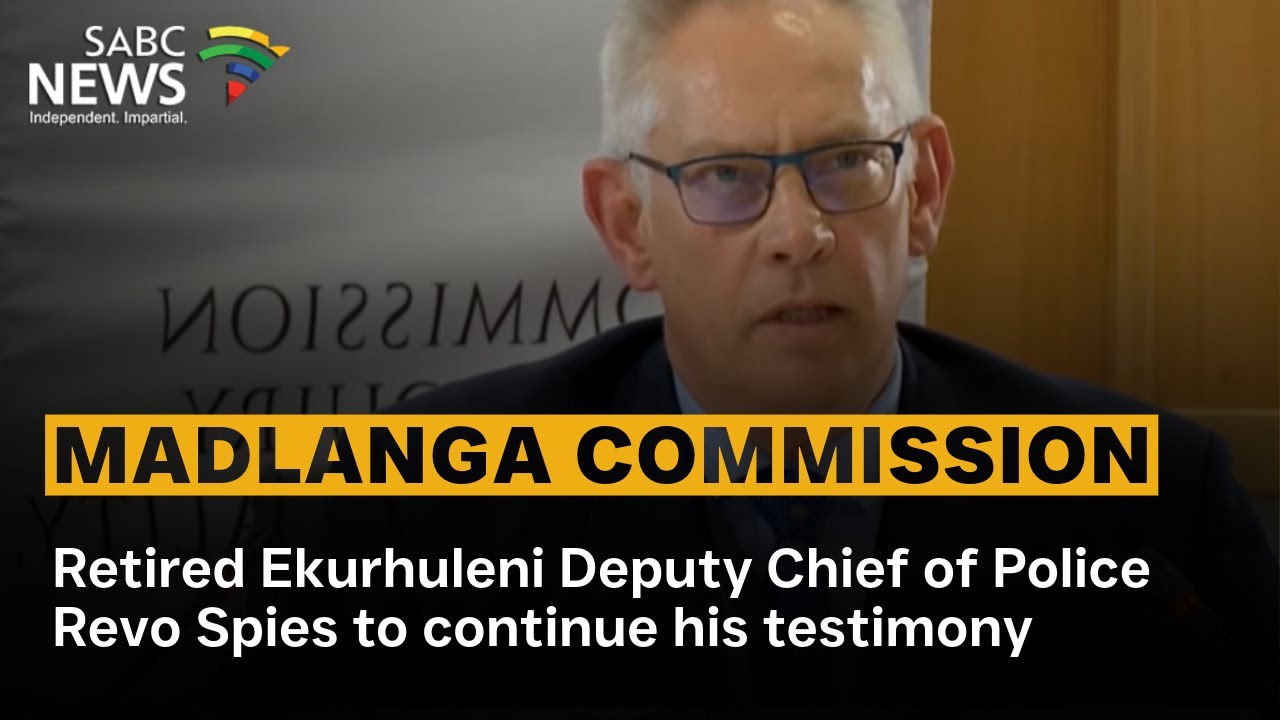 Madlanga Commission I Retired Ekurhuleni Deputy Chief of Police Revo Spies to continue his testimony
