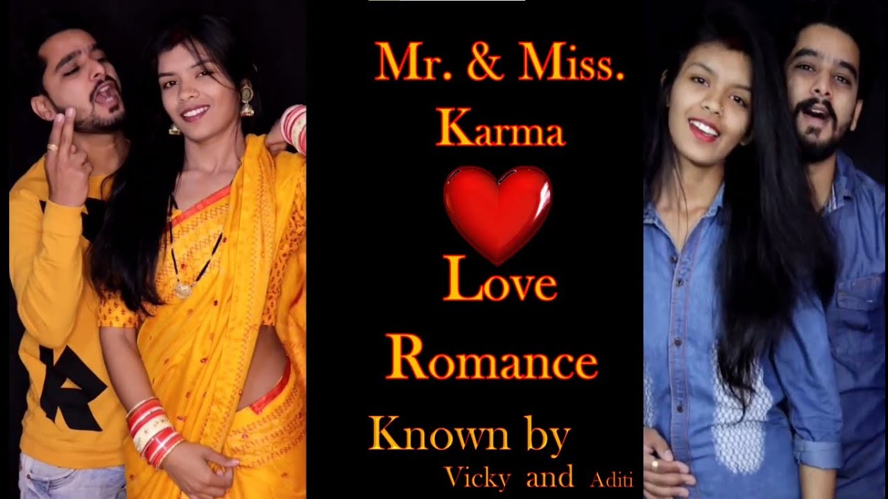 Mr and miss karma Romantic Video 2021 | Vicky and Aditi Romance 2021 | विकी आदिती | New tiktok 2021