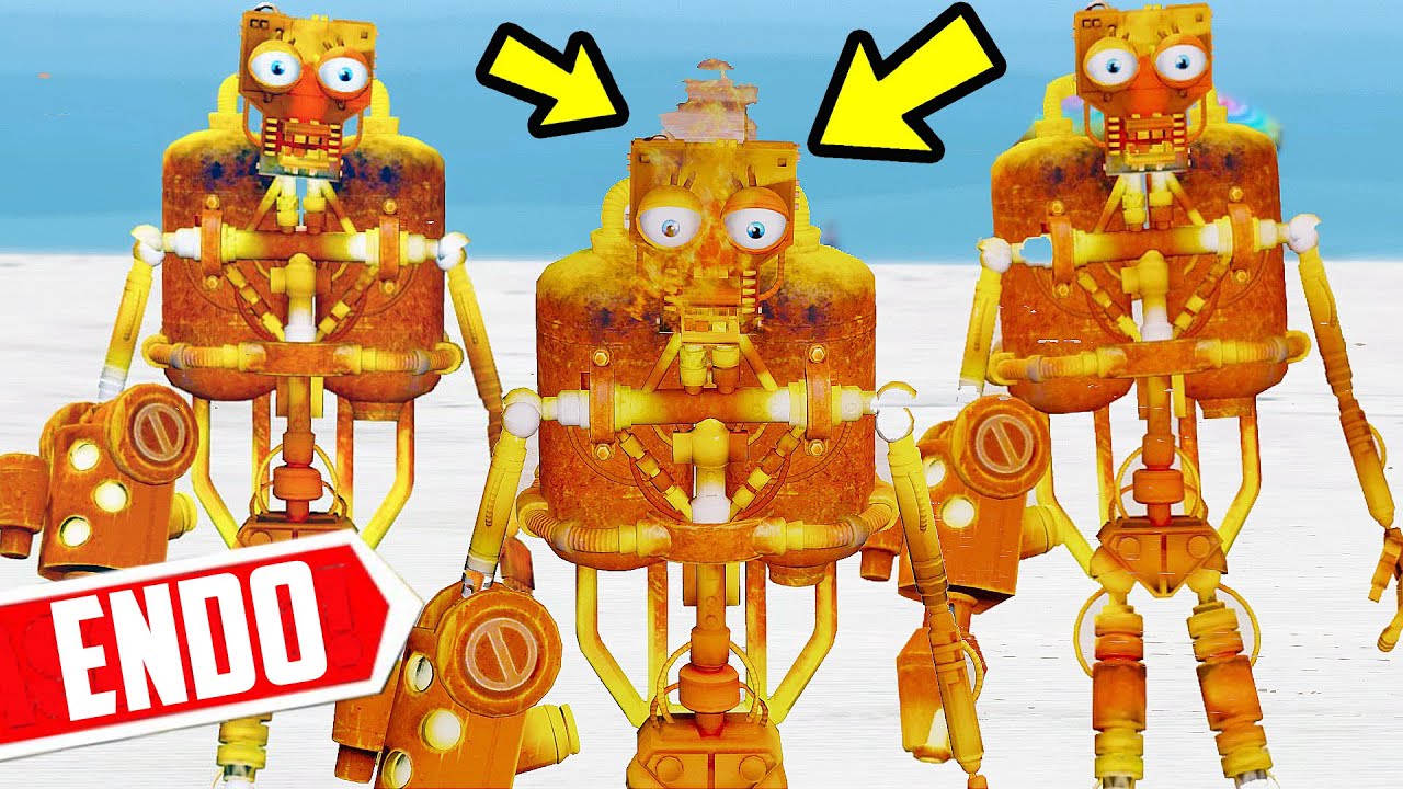 ANIMATRONICS Flamethrower Bare Endo CHEGOU NA CIDADE? | GTA V Five Nights at Freddy's