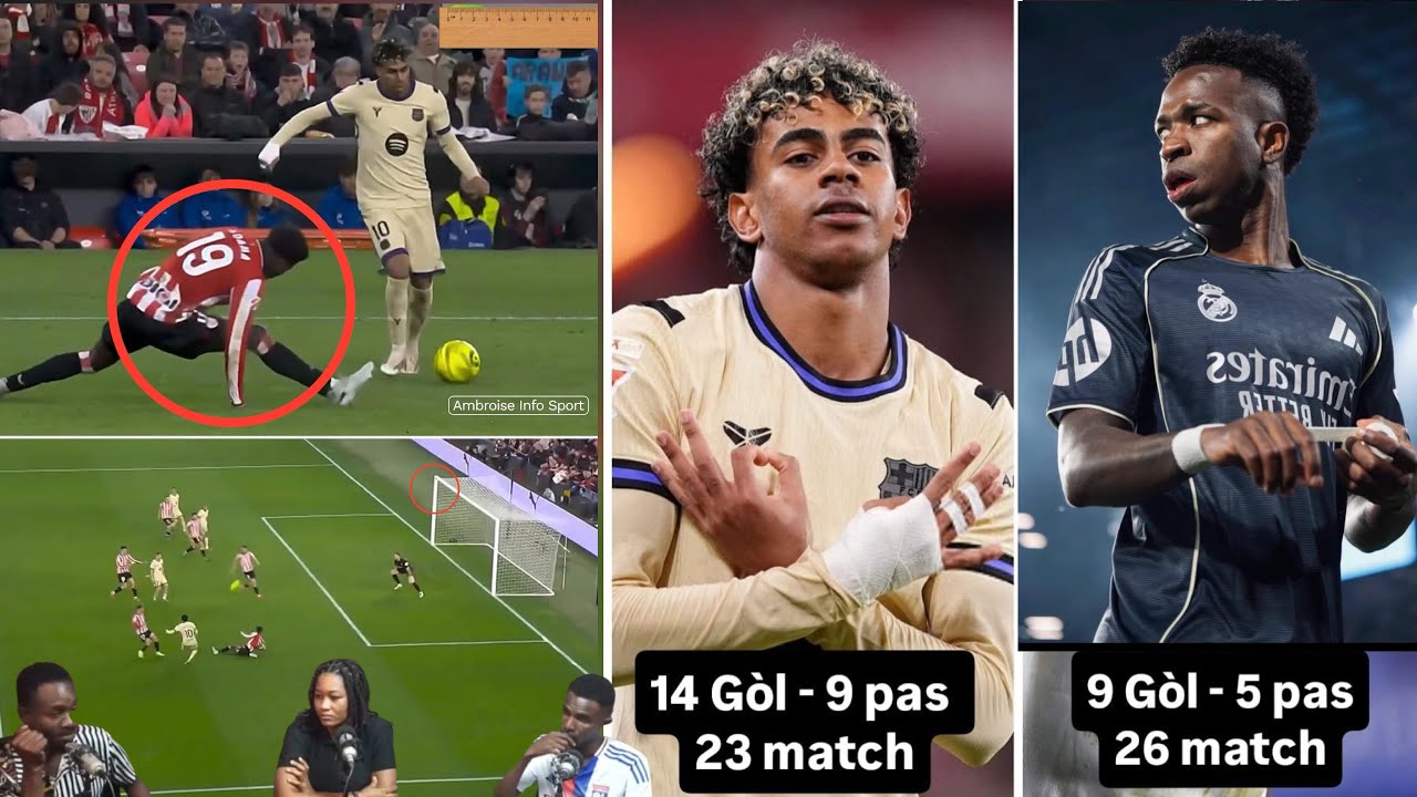 Lamine Yamal ap fè lòbèy chif Vinicius yo pa ka konpare avèl, Real Madrid malad jis nan zo