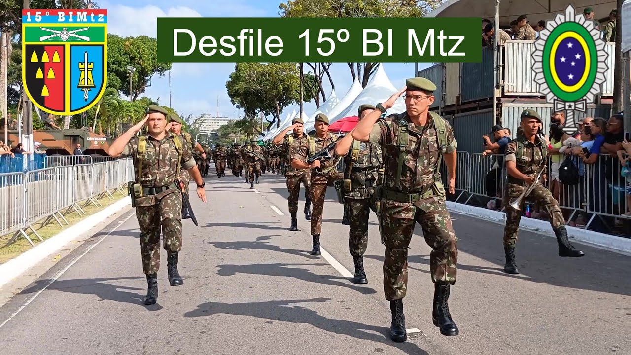 07 de setembro de 2024 - Desfile do 15º BI Mtz -