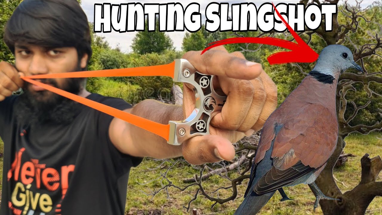 Pure Stainless Steel Hunting Slingshots For Birds Hunting | Outdoor Hunting Gadgets