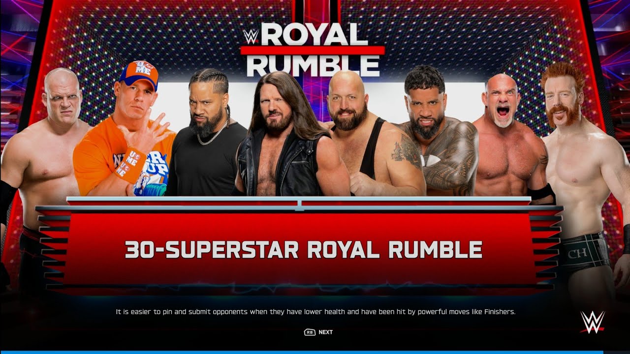30 Man Royal Rumble Match | WWE 2k25 