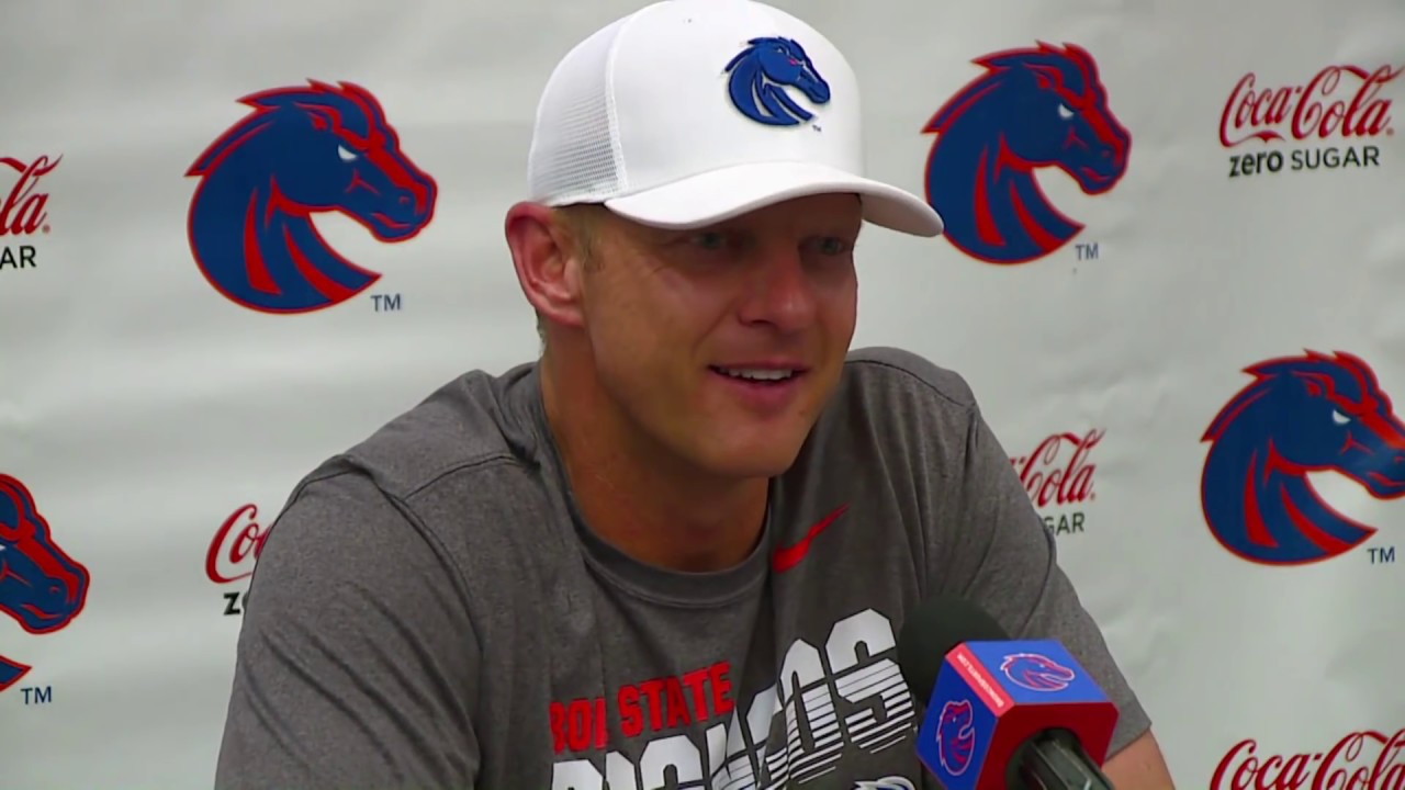 Bryan Harsin's post-game press conference after Boise State beat Portland State 45-10