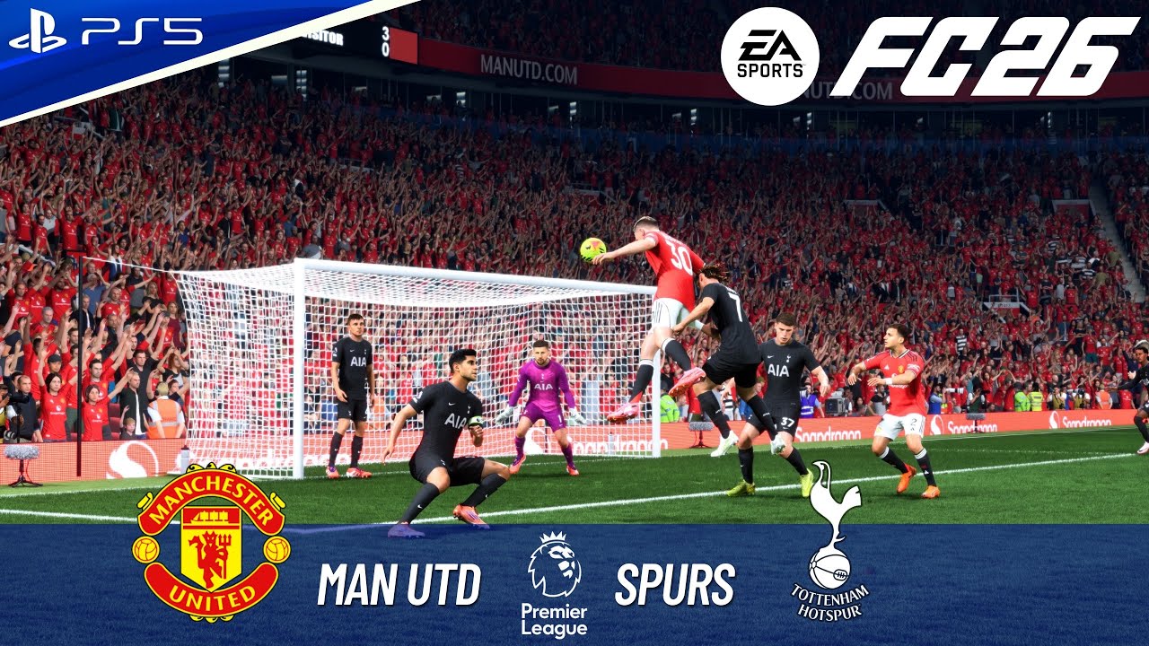 FC 26 - MAN UTD VS SPURS FULL MATCH | PREMIER LEAGUE 25/26 | 4K60
