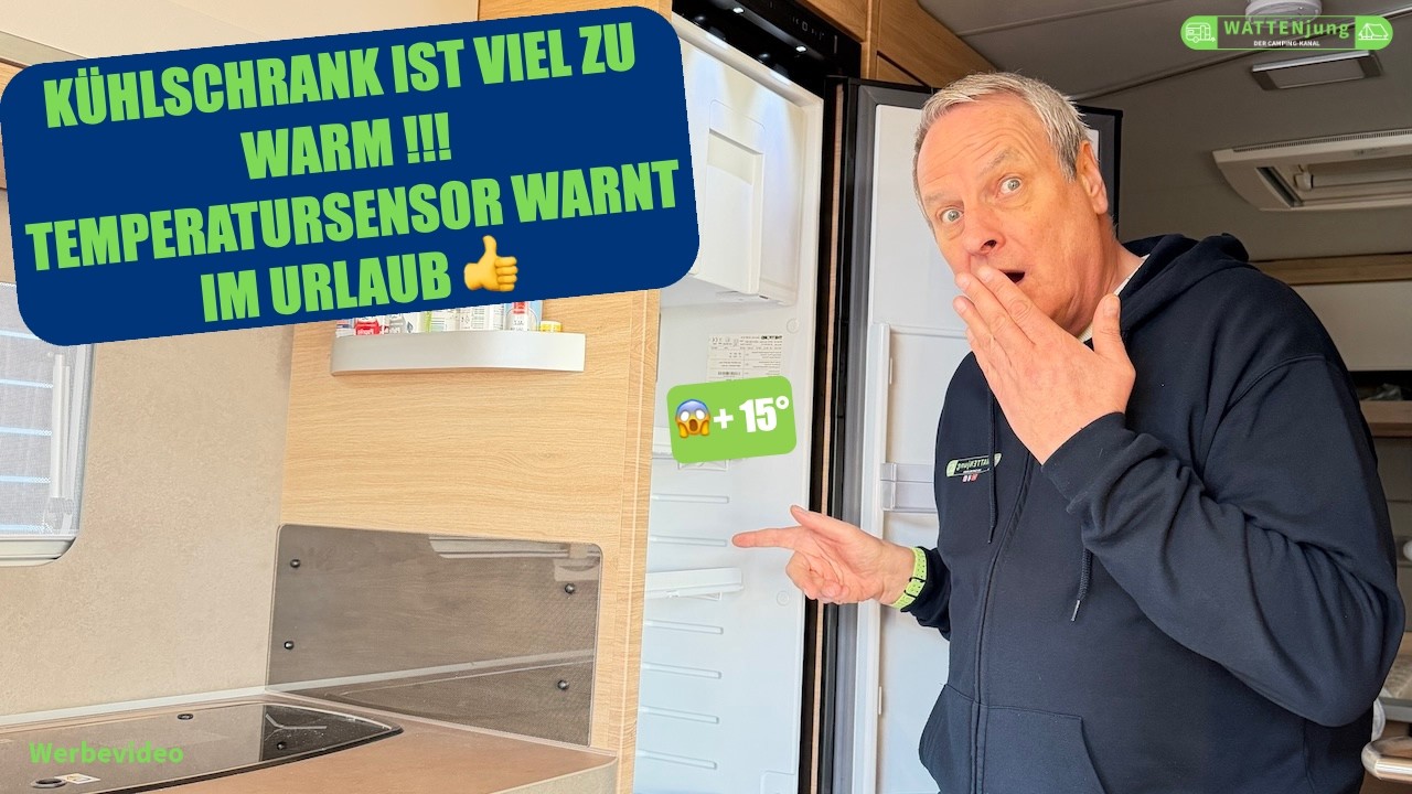 😱 Kühlschrank im Wohnwagen ist viel zu warm!!! Temperatursensoren von Ruuvi warnen und helfen 👍