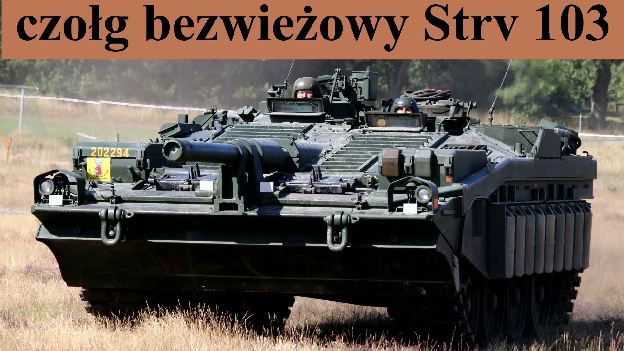 szwedzki czołg Strv 103 - omówienie i historia