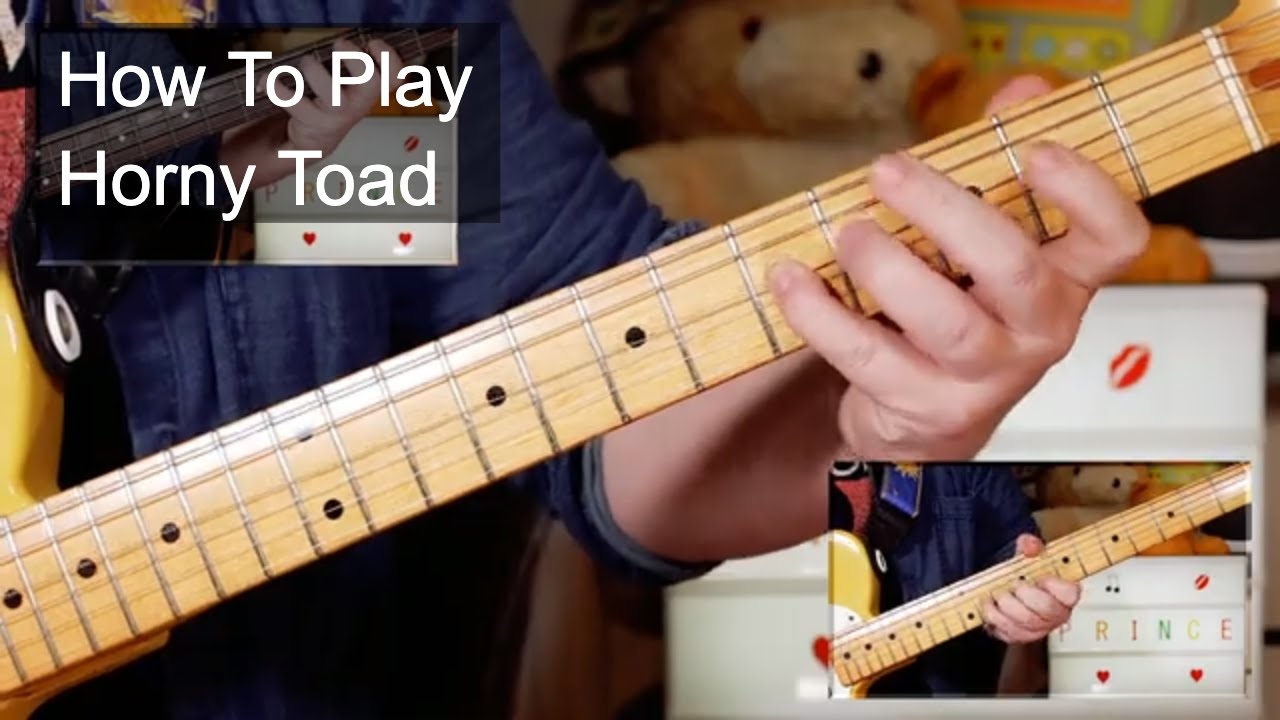 'Horny Toad' Prince Guitar & Bass Lesson