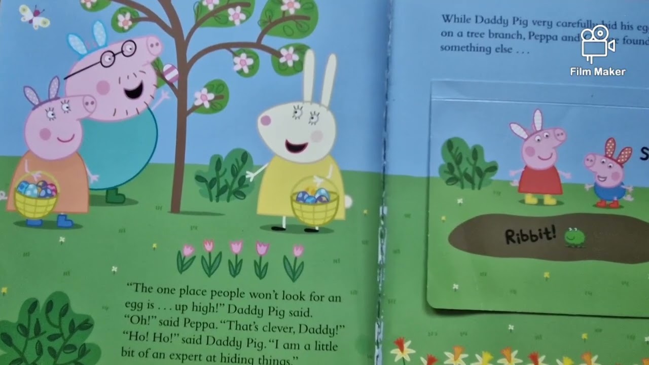 Peppa pig Peppa's grand easter egg hunt