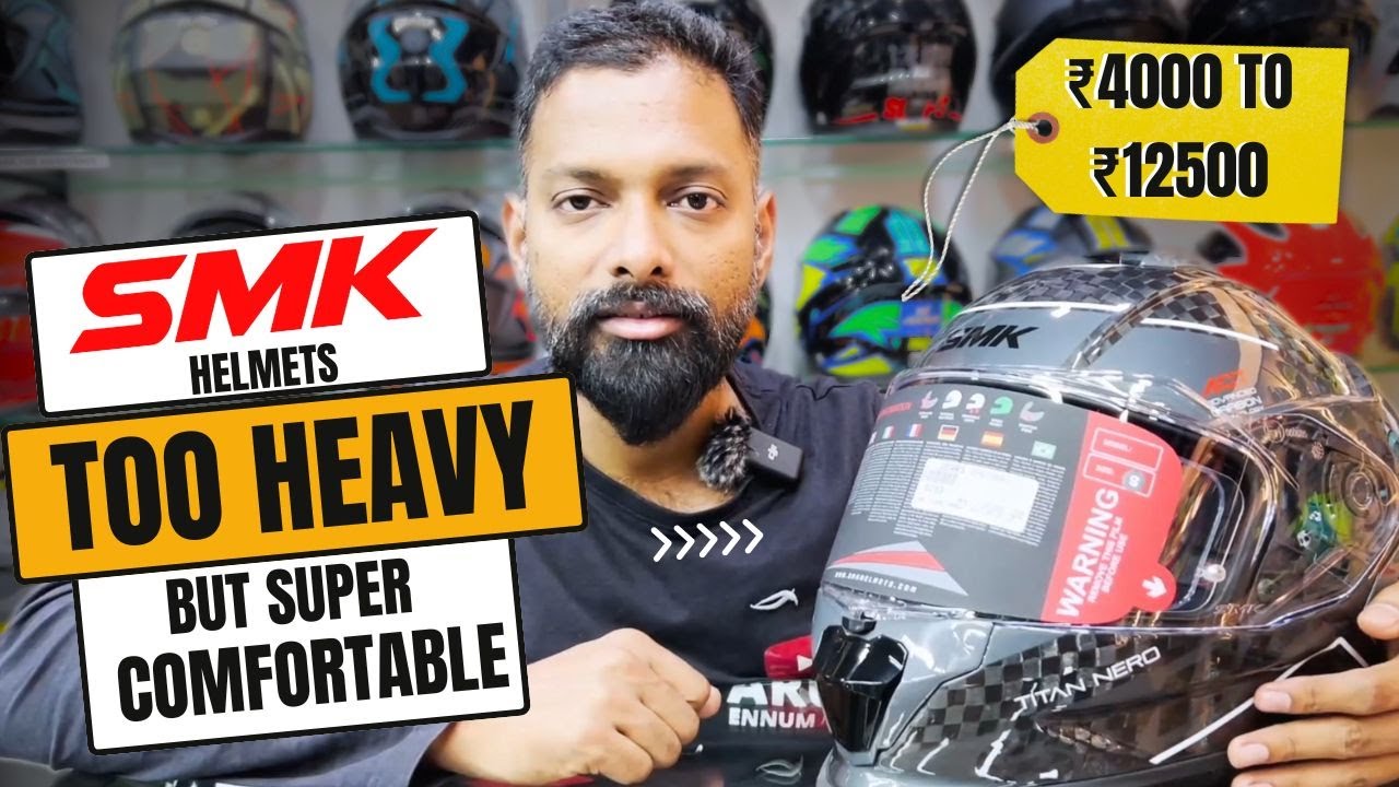 SMK Helmets are too heavy for the cost !