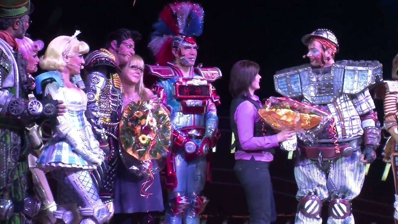 Heiratsantrag bei Starlight Express, romantische Liebeserklärung mit Rusty auf der Bühne
