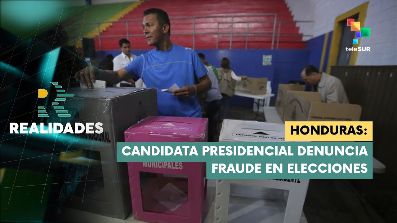 Honduras: Candidata presidencial denuncia fraude en elecciones REALIDADES 13-12-2025