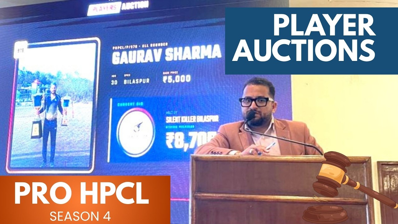 PRO HPCL PLAYERS AUCTION