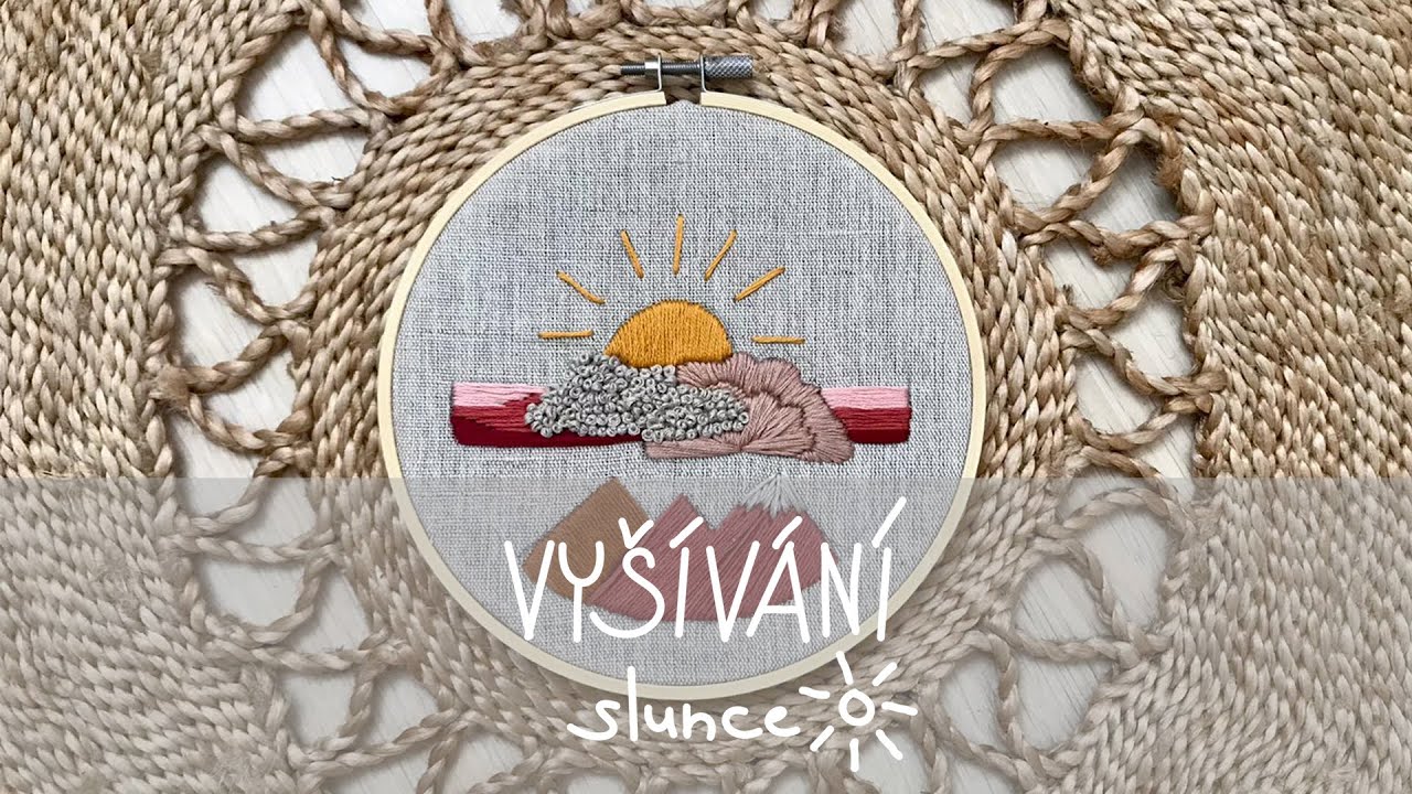 Tutoriál VYŠÍVANÝ OBRÁZEK 