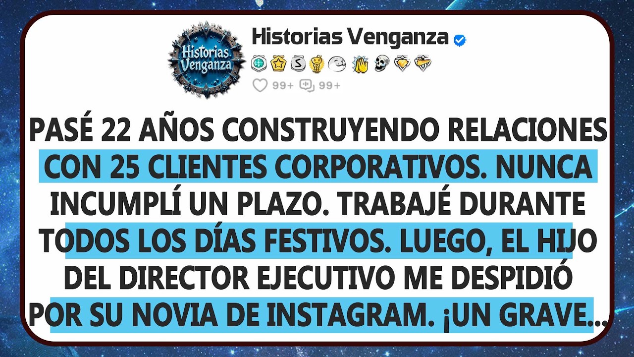 Me Despidió El Hijo Del Director Ejecutivo Y 12 Clientes Me Siguieron.